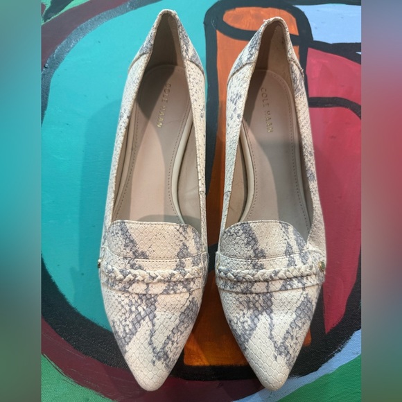 Cole Haan Shoes - Cole Haan Women's Snakeskin Patterned Flats